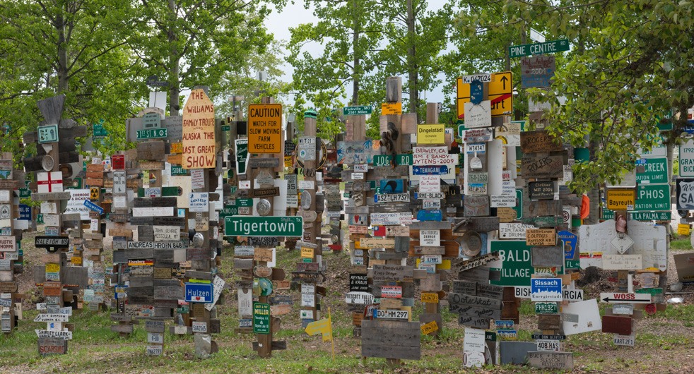 Watson Lake Sign Post Forest