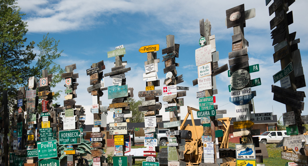 Watson Lake Sign Post Forest