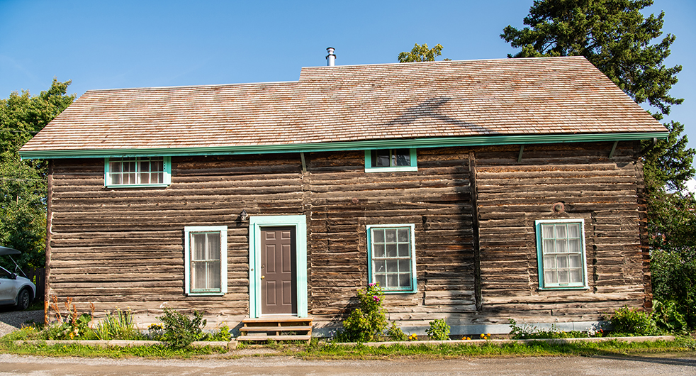 Old Log Church And Rectory 